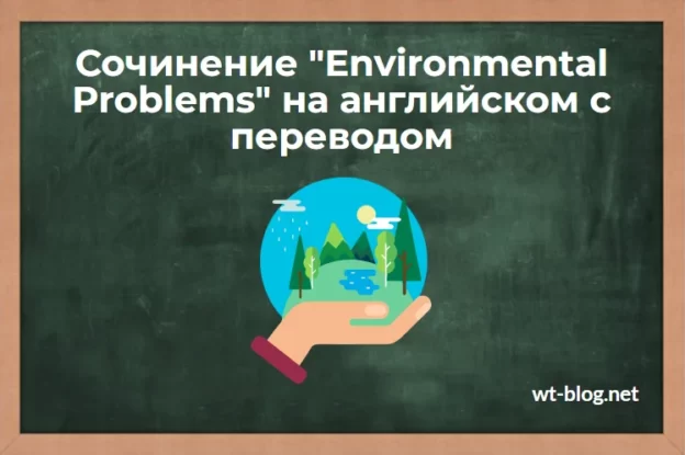Сочинение "Environmental Problems" на английском. Эссе "Проблемы окружающей среды" с переводом на русский